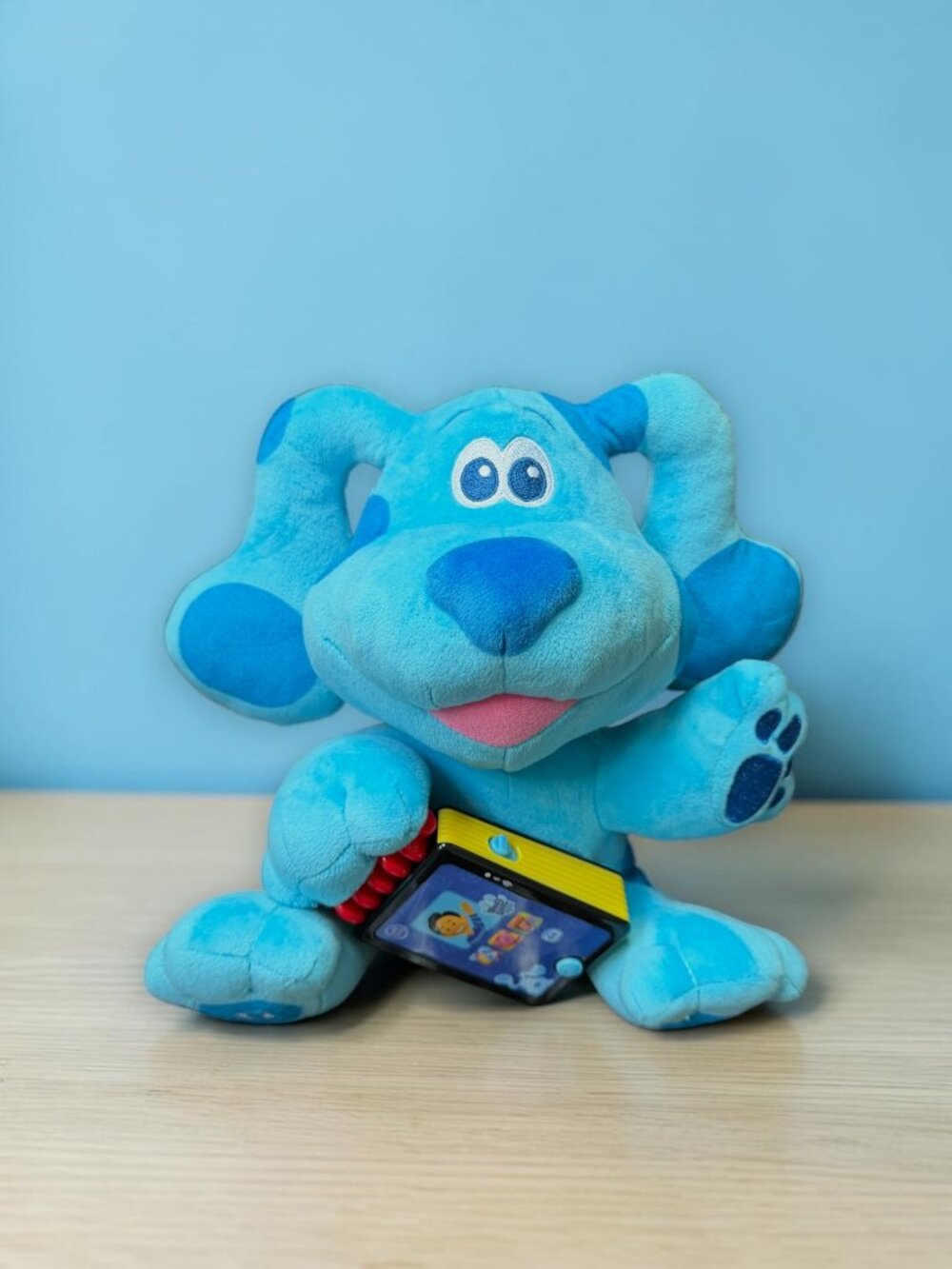 (VIDEO) 2021 Leapfrog "Storytime With Blue Clues"  Plush/Stuffed Animal 11"